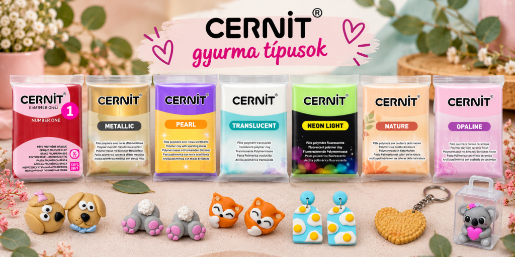 Cernit süthető gyurma típusok és felhasználási ötletek saját alkotásokkal