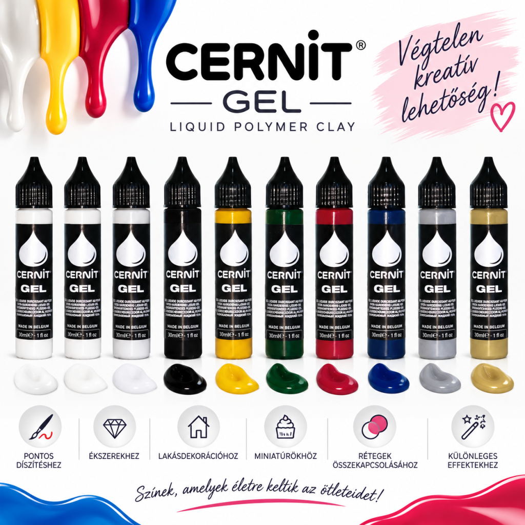 Cernit folyékony gyurma, liquid
