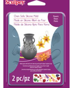 Sculpey virág mold