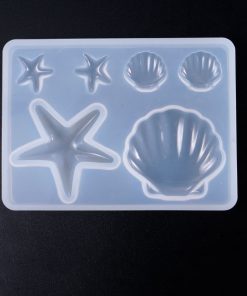 Kagyló és csillag szilikon mold