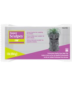 Super sculpey szürke firm 454g