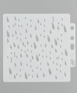 Stencil műanyag könnycsepp sablon