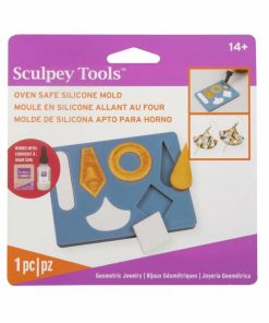 Sculpey goemetric jewelry mold