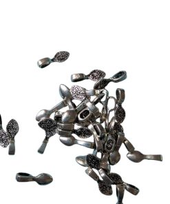 Medál rögzítő ezüst csepp 16x6mm 2db