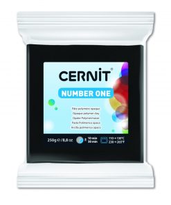 Cernit number one süthető gyurma fekete 250g