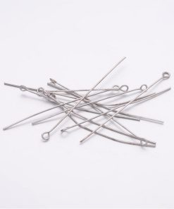 Szerelőpálca ezüst szemes 45-55mmX0,7mm 30db