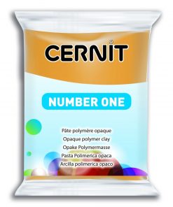 Cernit number one süthető gyurma okkersárga 56g