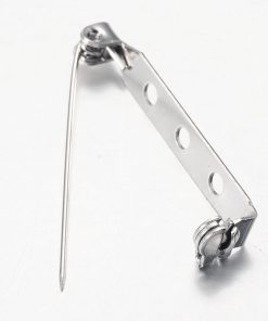 Ezüst bross alap 33mm 3db