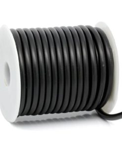 Fekete kaucsuk 4mm 1m