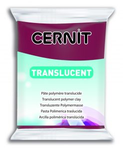 Cernit Trans süthető gyurma bordó 56g