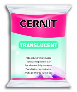 Cernit Trans süthető gyurma rubinpiros 56g
