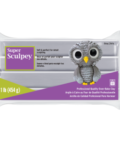 Super sculpey szürke 454g