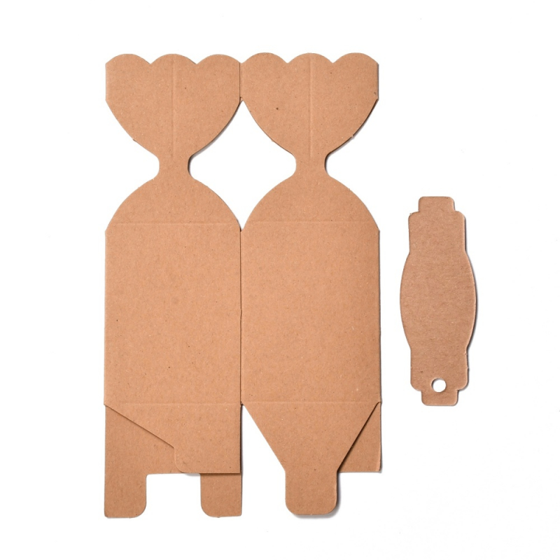 Ajándékdoboz natur álló 1db - Image 2