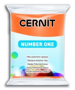 Cernit number one süthető gyurma narancssárga 56g