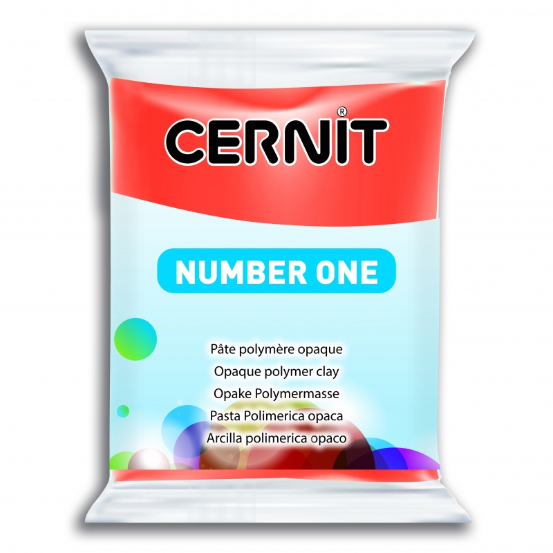 Cernit number one süthető gyurma pipacspiros 56g