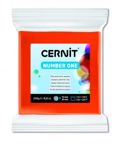 Cernit number one süthető gyurma narancssárga 250g