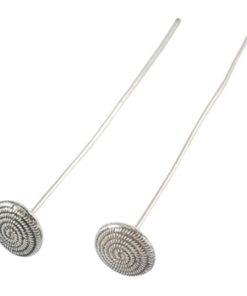 Szerelőpálca ezüst mintás talpas 54mmX1mm 9mm 2db