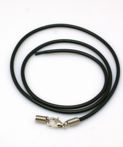 Fekete kaucsuk 2mm 48cm 1db