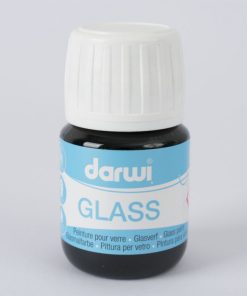 Darwi üvegfesték fekete 30ml