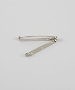 Ezüst bross alap 46mm 2db