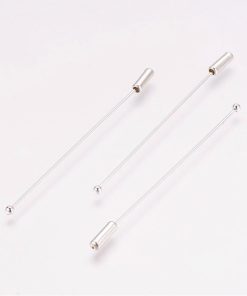 Brosstű ezüst színű 1db