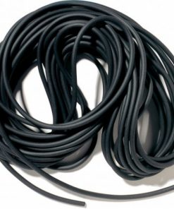 Fekete kaucsuk 3/0,8mm 1m