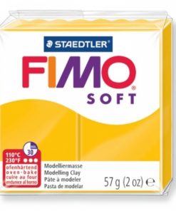 Fimo soft süthető gyurma napsárga 57g