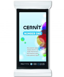 Cernit number one fekete 500g