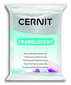 Cernit Trans süthető gyurma csillogó ezüst 56g
