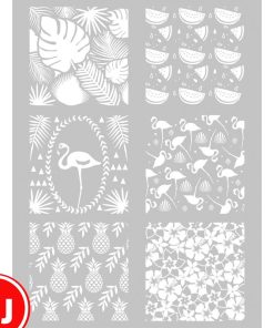 GC tropical silk screen