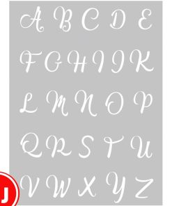 GC alphabet silk screen