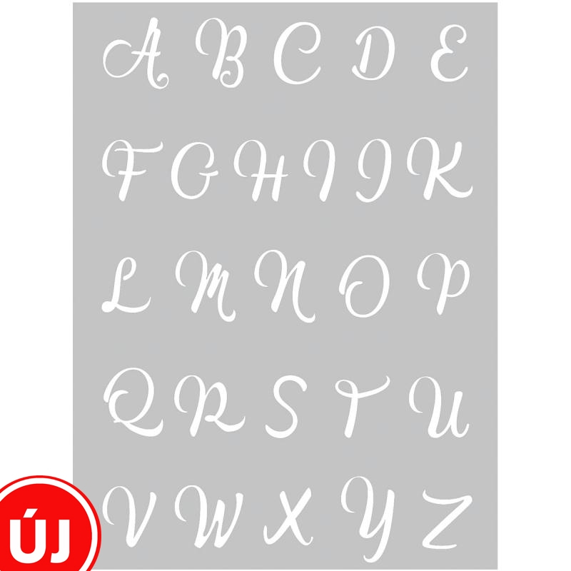 GC alphabet silk screen