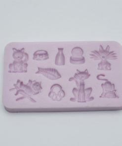 Macska szilikon mold