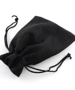 Alternative view of Bársony tasak fekete 15X13 1db