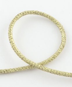 Alternative view of Elasztikus zsinór metál arany 1m
