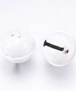 Fehér csengő medál nagy 1db