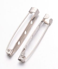 Alternative view of Bross alap platina színű 40mm 2db