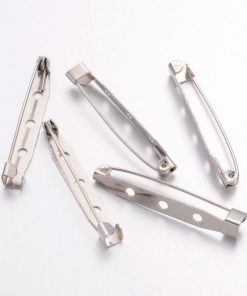 Bross alap platina színű 40mm 2db