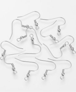 Alternative view of Akasztós fülbevaló rozsdamentes acél 21x18mm 10db