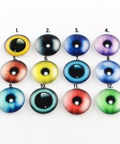 Üvegszem 8. minta 2db