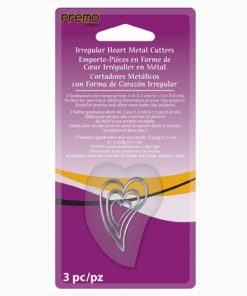 Premo szabálytalan szív kiszúró szett 3db