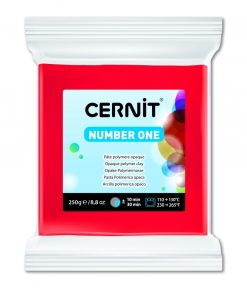 Cernit number one süthető gyurma piros 250g
