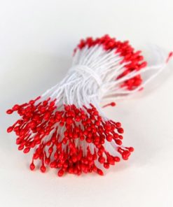 Virág bibe piros 1mm 20 db