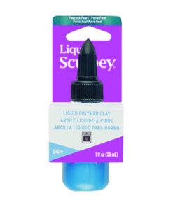 Sculpey folyékony gyurma gyöngyház pávazöld 30ml
