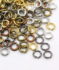 Szerelőkarika fegyverfém színű 6mm 20db