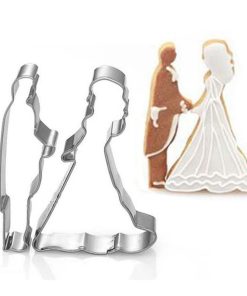 Esküvő szett rozsdamentes acél kiszúró