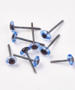 Alternative view of Üvegszem tűvel kék 4 mm 10db