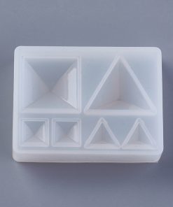 Alternative view of Négyzet és háromszög szilikon mold