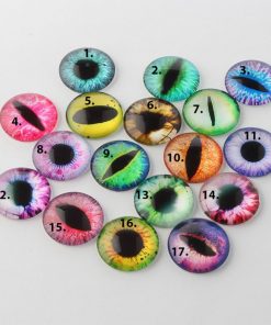 Üveg állatszem 10x4mm 7.minta 2db