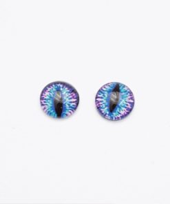 Üveg állat szem 12x4mm 9.minta 2db